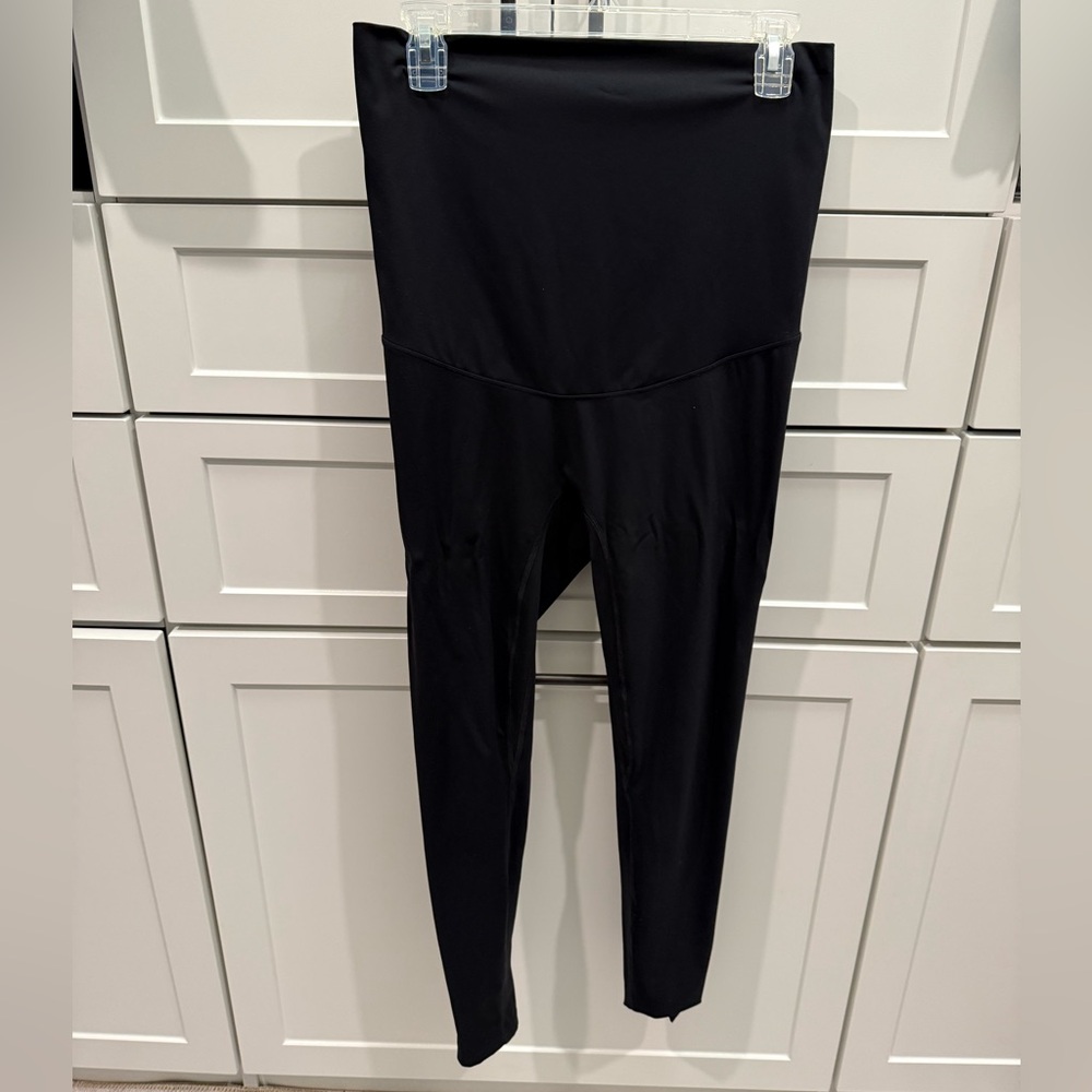 Bundle of 2 Poshdivah Maternity Nylon Spandex Leggings Size M